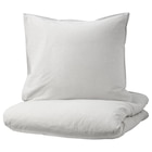 Aktuelle Bettwäsche Angebote bei IKEA in Freiburg (Breisgau) Aktuelles Bettwäsche-Set, 2-teilig grau/Streifen 155x220/80x80 cm Angebot bei IKEA in Freiburg (Breisgau) ab 29,99 €