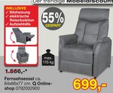 Aktuelles Fernsehsessel Angebot bei Opti-Wohnwelt in Bremen ab 699,00 €