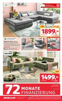 Sitzmöbel im Segmüller Prospekt "ZUM GLÜCK GIBT’S SEGMÜLLER" mit 18 Seiten (Augsburg)