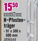 H-Pfostenträger von KAISERTHAL im aktuellen Hornbach Prospekt für 15,50 €