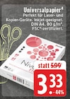 Universalpapier im Angebot bei E center in Duisburg Universalpapier Angebote bei E center Duisburg für 3,33 €