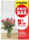 Bouquet de 12 roses dans le catalogue U Express