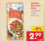 Aktuelles Geflügel Bratwurst Minis Angebot bei Netto Marken-Discount in Trier ab 2,99 €