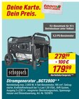 Stromgenerator BGT2800 im toom Baumarkt Prospekt Stromgenerator BGT2800 von Scheppach im aktuellen toom Baumarkt Prospekt fĂĽr