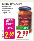Aktuelle Barilla Angebote bei Marktkauf in Bielefeld Aktuelles Pasta-Sauce Angebot bei Marktkauf in Bielefeld ab 2,69 €