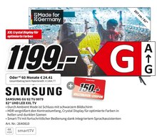 Media-Markt Holzminden - 82" UHD LED XXL TV 82" UHD LED XXL TV Angebot bei Media-Markt Holzminden im Prospekt EM IST, WO DU BIST