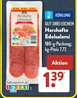Herzhafte Edelsalami im ALDI SÜD Prospekt Herzhafte Edelsalami von Gut Drei Eichen im aktuellen ALDI SÜD Prospekt für 1,39 €