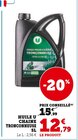 Huile chaîne tronçonneuse 5L - U en promo chez Hyper U La Rochelle à 12,79 €