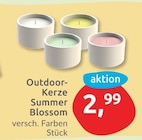 Outdoor-Kerze Summer Blossom im aktuellen budni Prospekt