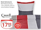 Nicki-Bettwäsche von Castell im aktuellen GLOBUS Prospekt