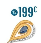 Promo Pendentif saphir et diamants à 199,00 € dans le catalogue E.Leclerc à Éragny