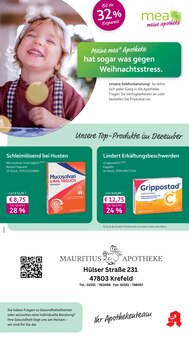 Aktueller mea - meine apotheke Prospekt "Unsere Dezember-Angebote" Seite 1 von 4 Seiten für Kempen