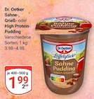 Sahne-, Grieß- oder High Protein-Pudding im Angebot bei GLOBUS in Braunschweig Sahne-, Grieß- oder High Protein-Pudding Angebote von Dr. Oetker bei GLOBUS Braunschweig für 1,99 €