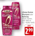 Elvital Shampoo Angebote von L'Oréal bei E center Filderstadt für 2,99 €