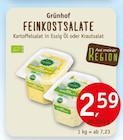 Feinkostsalate im Erdkorn Biomarkt Prospekt Feinkostsalate von Grünhof im aktuellen Erdkorn Biomarkt Prospekt für 2,59 €