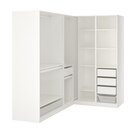 Eckkleiderschrank weiß 210/160x201 cm im IKEA Prospekt Eckkleiderschrank weiß 210/160x201 cm von PAX im aktuellen IKEA Prospekt für 695,00 €