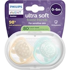 Schnuller ultra soft, forest friends Silikon, creme/mint, 0-6 Monate im dm-drogerie markt Prospekt Schnuller ultra soft, forest friends Silikon, creme/mint, 0-6 Monate von PHILIPS AVENT im aktuellen dm-drogerie markt Prospekt für 7,95 €