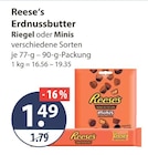 Erdnussbutter Riegel von Reese's im aktuellen V-Markt Prospekt für 1,49 €