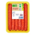 6 merguez véritables CARREFOUR BIO en promo chez Carrefour 6 merguez véritables CARREFOUR BIO dans le catalogue Carrefour