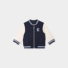 Gilet zippé matelassé col teddy bleu marine bébé garçon à 15,99 € dans le catalogue La Halle