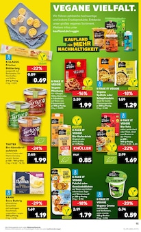 Tofu im Kaufland Prospekt "Aktuelle Angebote" mit 52 Seiten (Stuttgart)