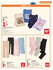 Promos T-Shirt dans le catalogue "LA RENTRÉE À PRIX K.O." de Auchan Hypermarché T-Shirt en promo dans le catalogue Auchan Hypermarché à la page 3