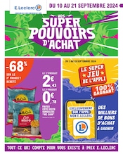 Prospectus E.Leclerc à Trélivan, "VOS SUPER POUVOIRS D'ACHAT", 36 pages de promos valables du 10/09/2024 au 21/09/2024