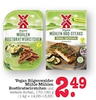 Vegane Mühlen Rostbratwürstchen im Angebot bei E center in Offenbach Vegane Mühlen Rostbratwürstchen Angebote von Rügenwalder Mühle bei E center Offenbach für 2,49 €