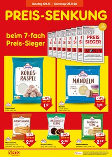 Nüsse im Netto Marken-Discount Prospekt "Aktuelle Angebote" mit 70 Seiten (Mannheim)