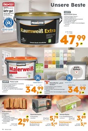 Wandfarbe Angebot im aktuellen Globus-Baumarkt Prospekt auf Seite 14