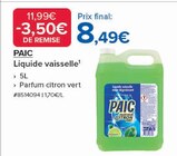 Liquide vaisselle - PAIC dans le catalogue Costco