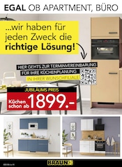 Aktueller BRAUN Möbel-Center Prospekt mit Küche, "Jubiläumsmonat", Seite 14