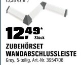 Zubehörset Wandabschlussleiste im aktuellen OBI Prospekt für 12,49 €