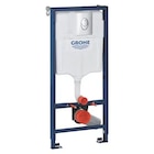 Bâti support WC suspendu avec réservoir réglable et plaque chrome à Brico Dépôt dans Cranves-Sales