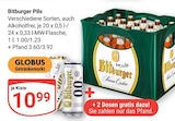 Pils Angebote von Bitburger bei GLOBUS Trier für 10,99 €