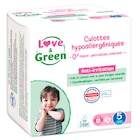 Culottes - LOVE & GREEN - Carrefour Culottes - LOVE & GREEN à 11,97 € dans le catalogue Carrefour