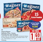 Steinofen-Pizza, -Pizzies, Flammkuchen oder Rustipani von Original Wagner im aktuellen EDEKA Prospekt