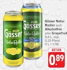 Natur Radler im Angebot bei Trinkgut in Schramberg Natur Radler Angebote von Gösser bei Trinkgut Schramberg für 0,89 €