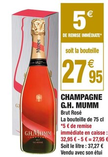 Champagne - Carrefour Market à La Garenne-Colombes Champagne en promo chez Carrefour Market La Garenne-Colombes à 27,95 €