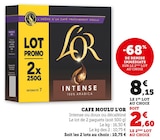 Café moulu - L'OR - Bi1 à Besançon Café moulu - L'OR en promo chez Bi1 Besançon à 2,60 €