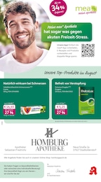 Apotheken Prospekt von mea - meine apotheke in Dassel Aktueller mea - meine apotheke Apotheken Prospekt für Dassel: Unsere August-Angebote mit 4} Seiten, 01.08.2026 - 31.08.2026