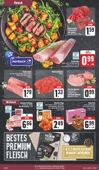 Fleisch im EDEKA Prospekt "Wir lieben Lebensmittel!" mit 24 Seiten (Fürth)