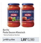 Pasta Saucen Klassisch Angebote von Barilla bei Metro Plauen für 1,98 €