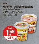 Kartoffel- und Feinkostsalate von Wild im aktuellen V-Markt Prospekt für 1,69 €