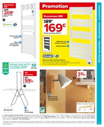 Prix et réduction Etendoir dans le prospectus Castorama en cours Offre Etendoir dans le catalogue Castorama du moment à la page 9