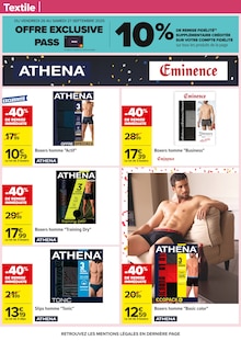 Promo Slip Homme dans le catalogue Carrefour du moment à la page 61