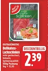 Delikatess-Lachsschinken von GUT&GÜNSTIG für 2,39 € bei E center im Angebot Delikatess-Lachsschinken von GUT&GÜNSTIG im aktuellen E center Prospekt