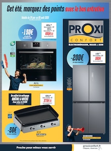 Catalogue Proxi Confort de la semaine "Cet été, marquez des points avec le bon entretien" avec 1 pages, valide du 24/06/2026 au 08/08/2026 pour Bournezeau et alentours Prospectus Proxi Confort de la semaine "Cet été, marquez des points avec le bon entretien" avec 1 pages, valide du 24/06/2026 au 08/08/2026 pour Bournezeau et alentours