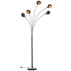 Lampadaire(1) Livo 5 lampes métal noir IP20 E14 H.210cm Brilliant - Brilliant en promo chez Castorama Lampadaire(1) Livo 5 lampes métal noir IP20 E14 H.210cm Brilliant - Brilliant dans le catalogue Castorama