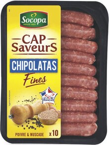Spar Beaucouzé - Chipolatas fines cap saveurs Promo Chipolatas fines cap saveurs dans le catalogue Spar "Le royaume des marques Spar ici !" à Beaucouzé